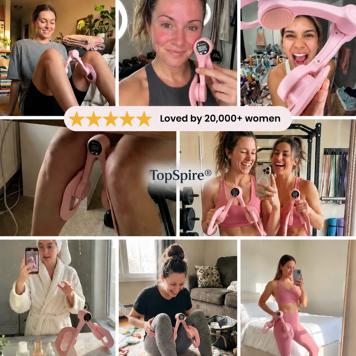 TopSpire® Core Restore – Adjustable Pelvic Floor & Inner Thigh Trainer for Women