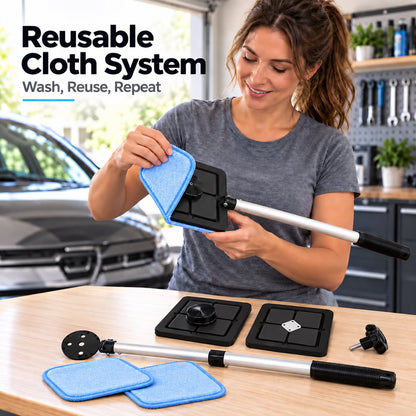 Dual-Sided Magnetic Windshield Cleaner – Streak-Free Car Glass Tool