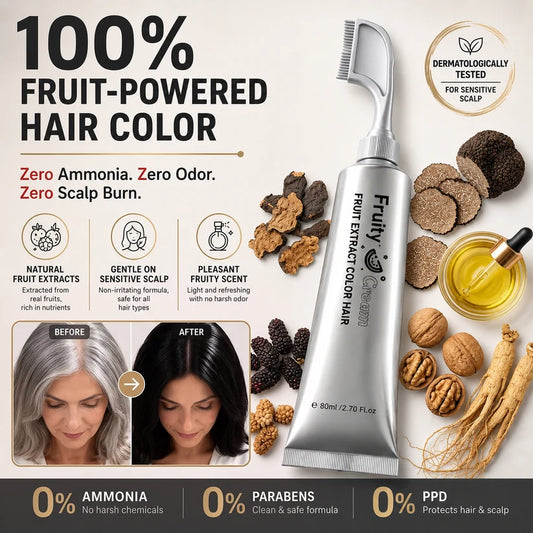 2-in-1 Comb Applicator Hair Dye for Easy, Mess-Free, Long-Lasting Color