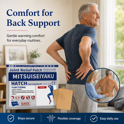 Joint Relief Patch, Fast-Acting Pain Relief Patches for Knee, Back, Neck, Shoulder & Muscle Discomfort