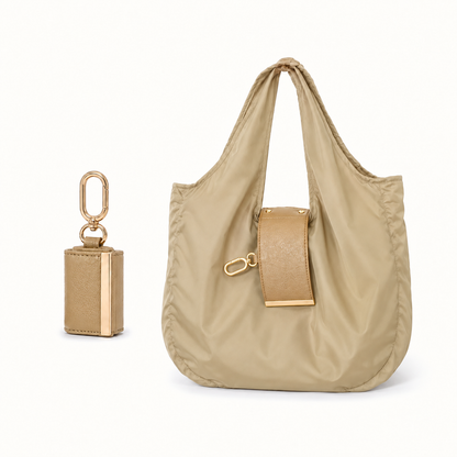 Foldable Keychain Tote Bag – Compact, Lightweight & Reusable