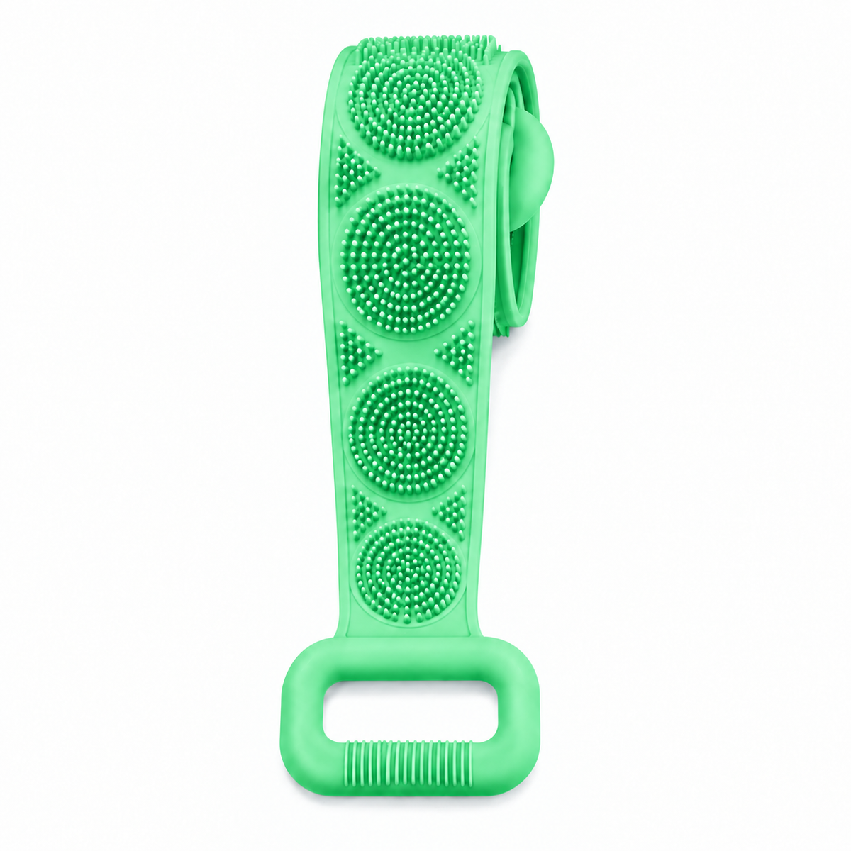 🚿Silicone Back Scrubber Belt – Exfoliating Shower Strap with Easy-Grip Handles for Deep Cleansing & Massage