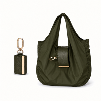 Foldable Keychain Tote Bag – Compact, Lightweight & Reusable