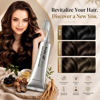 2-in-1 Comb Applicator Hair Dye for Easy, Mess-Free, Long-Lasting Color