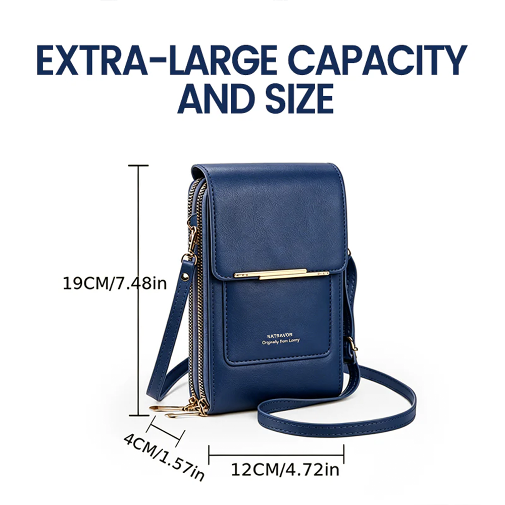 🔥Final 3 Hours: 60% OFF 2026 Trendy Minimalist Elegant Women's Touchscreen Crossbody Phone Wallet