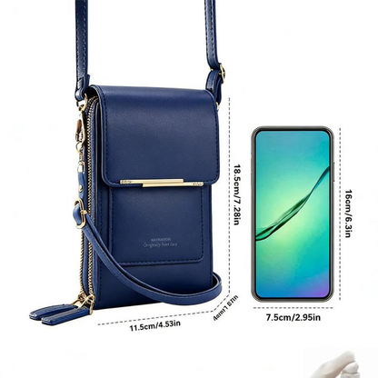 🔥Final 3 Hours: 60% OFF 2026 Trendy Minimalist Elegant Women's Touchscreen Crossbody Phone Wallet