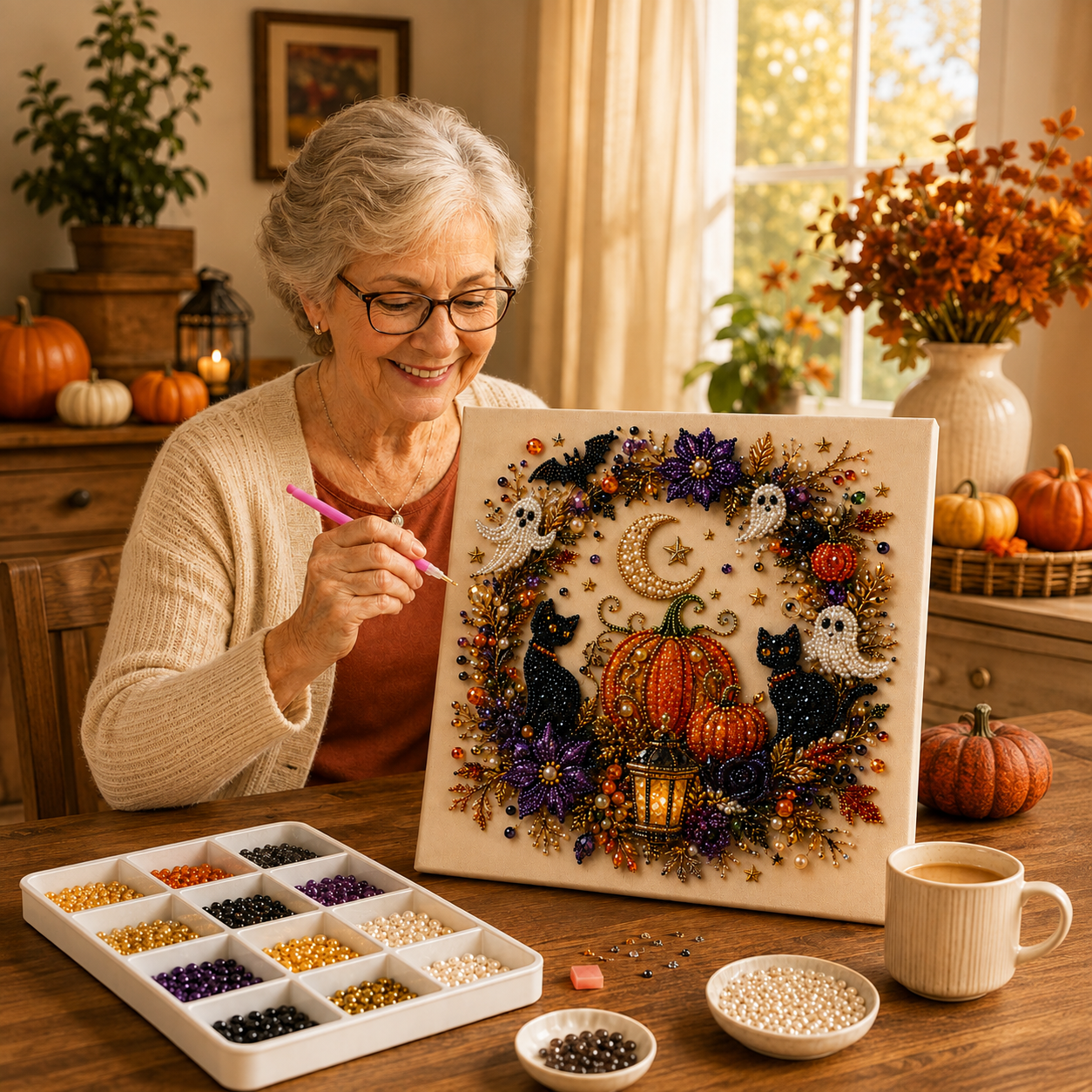 Halloween Pearl Art DIY Kit
