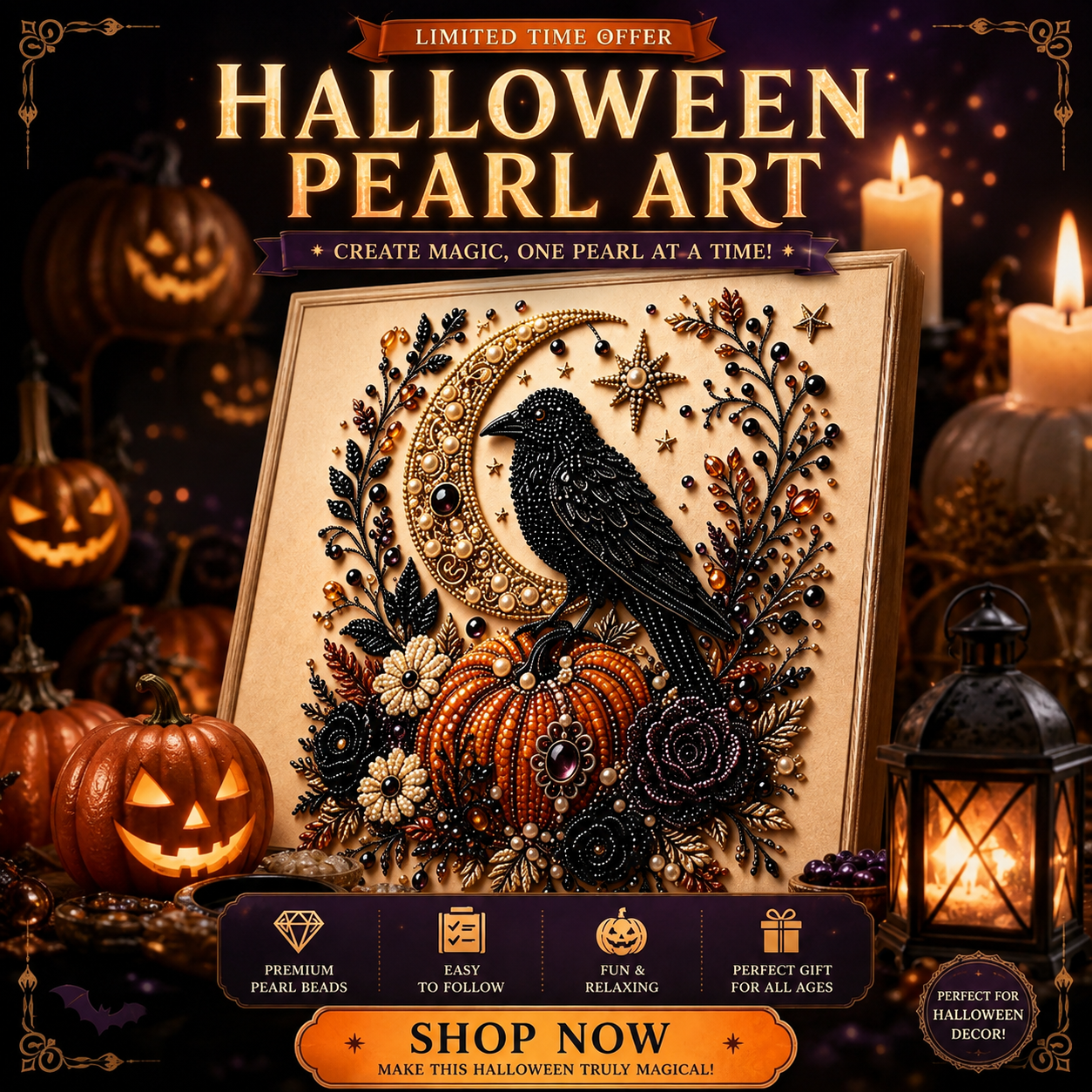Halloween Pearl Art DIY Kit