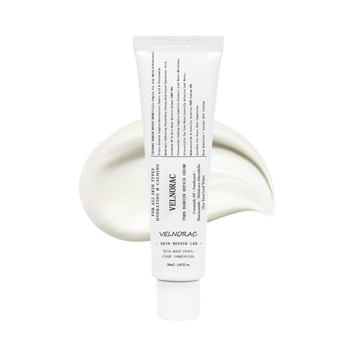 VELNORAC® PDRN Barrier Repair Cream – Hydrating Moisturizer for Breakout-Prone Skin, Redness, Post-Acne Marks & Dry Flaky Skin
