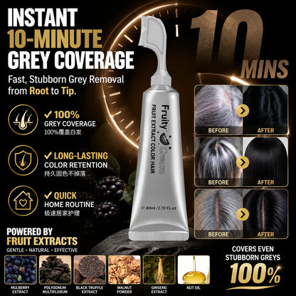 2-in-1 Comb Applicator Hair Dye for Easy, Mess-Free, Long-Lasting Color