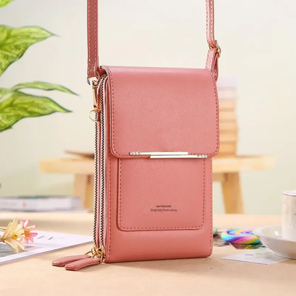 🔥Final 3 Hours: 60% OFF 2026 Trendy Minimalist Elegant Women's Touchscreen Crossbody Phone Wallet