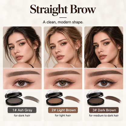 5-Second Brow Stamp Kit – 3 Colors & 3 Brow Shapes