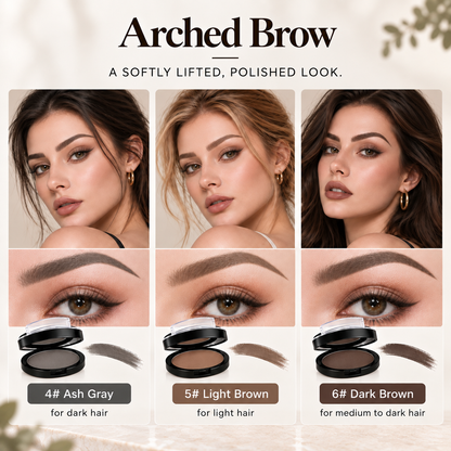 5-Second Brow Stamp Kit – 3 Colors & 3 Brow Shapes