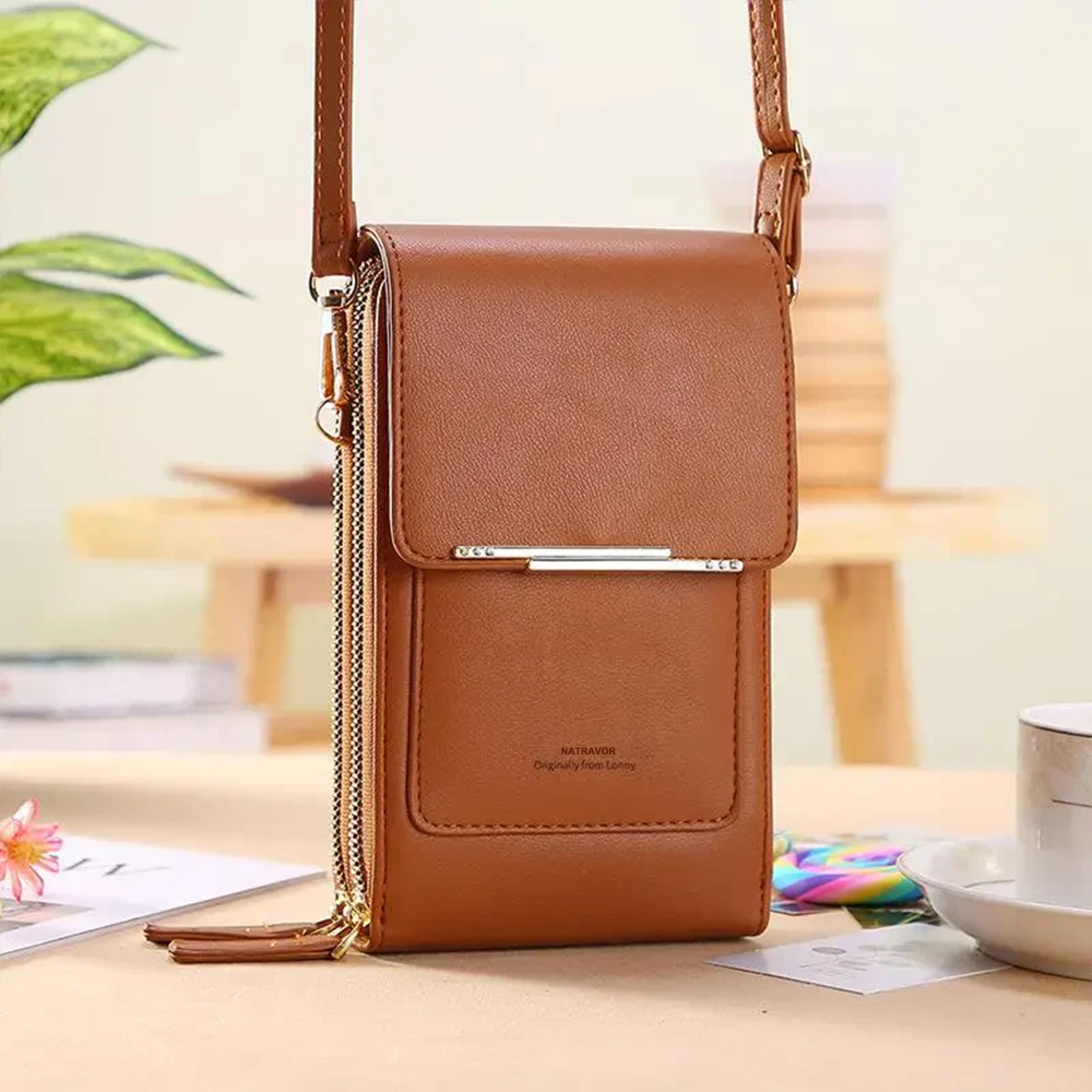 🔥Final 3 Hours: 60% OFF 2026 Trendy Minimalist Elegant Women's Touchscreen Crossbody Phone Wallet