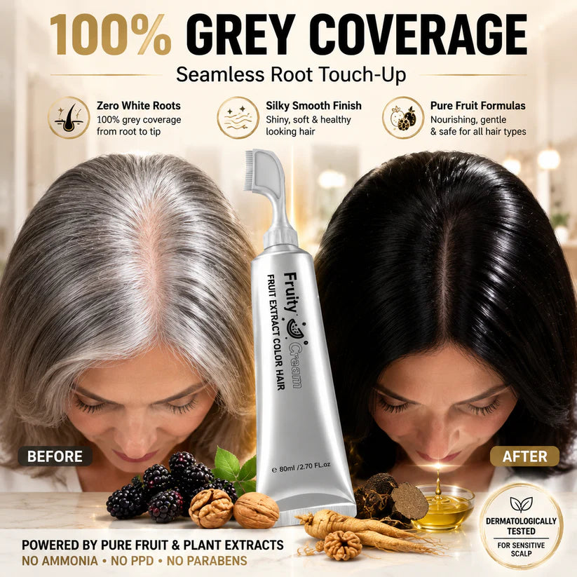 2-in-1 Comb Applicator Hair Dye for Easy, Mess-Free, Long-Lasting Color