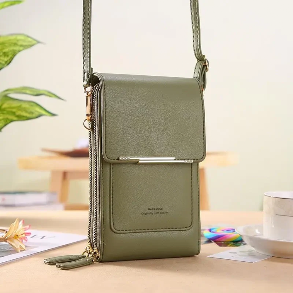 🔥Final 3 Hours: 60% OFF 2026 Trendy Minimalist Elegant Women's Touchscreen Crossbody Phone Wallet