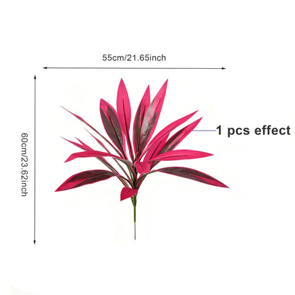 🔥 LAST DAY 50% OFF! 🏡🌿2Pcs Artificial Red Cordyline Ti Plant – No-Fuss Year-Round Vibrant Foliage!