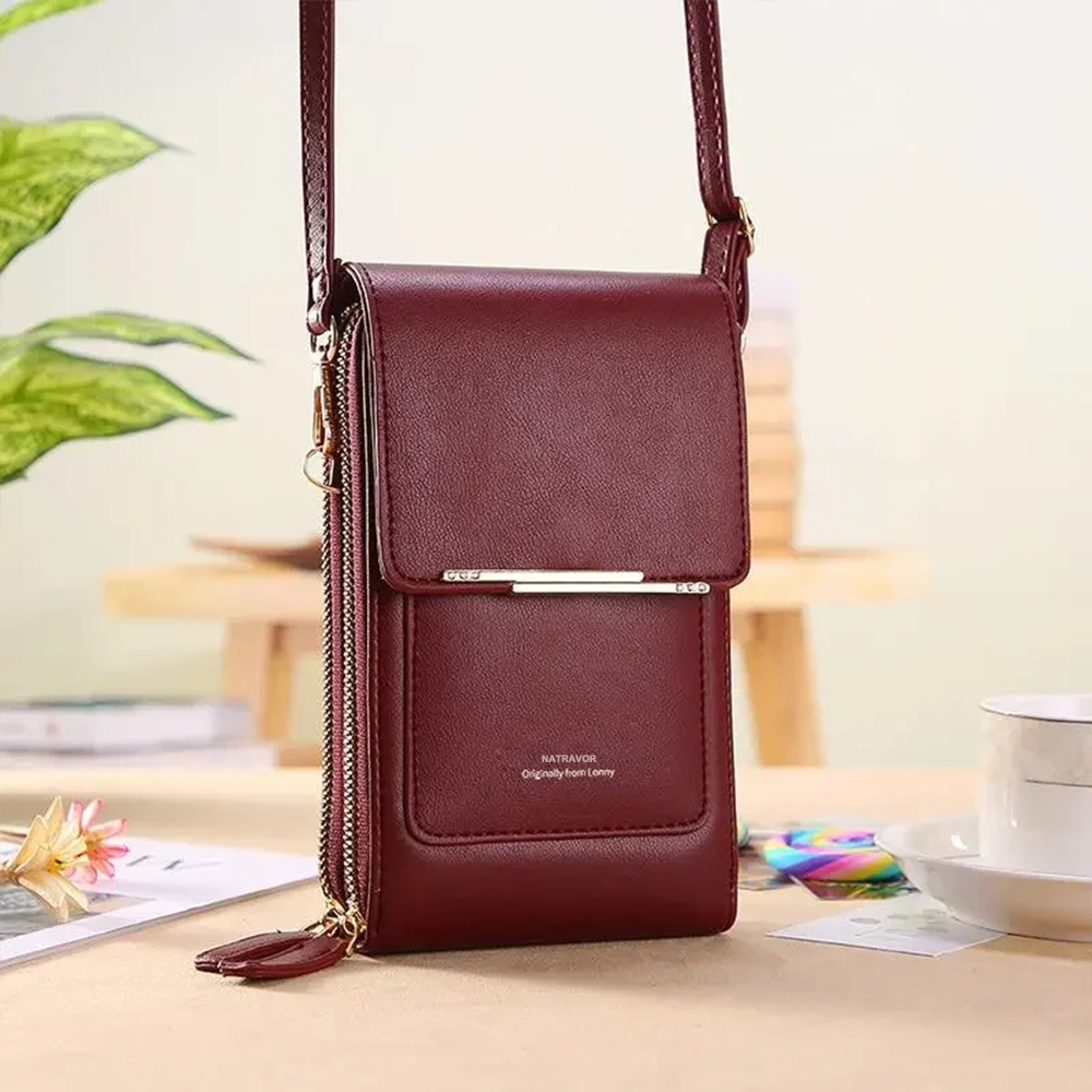 🔥Final 3 Hours: 60% OFF 2026 Trendy Minimalist Elegant Women's Touchscreen Crossbody Phone Wallet