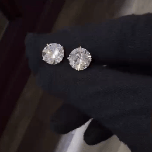 Best-Selling 7mm Sparkling Stud Earrings