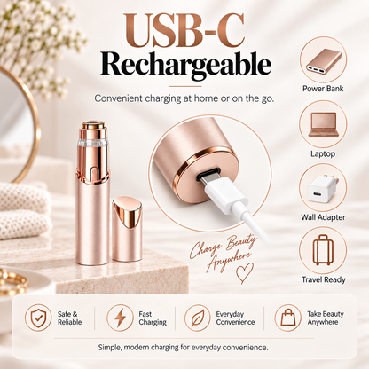 ✨ Upgraded 2-in-1 Brow & Body Hair Trimmer – Smooth & Precise Grooming