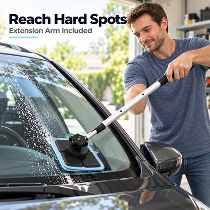 Dual-Sided Magnetic Windshield Cleaner – Streak-Free Car Glass Tool