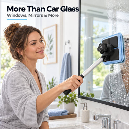 Dual-Sided Magnetic Windshield Cleaner – Streak-Free Car Glass Tool