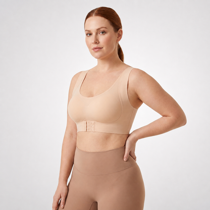 Velnorac Upgraded 3D Posture Corrector Bra for Women – Wireless Front Closure, No Back Hooks, Full Lift & Back Support