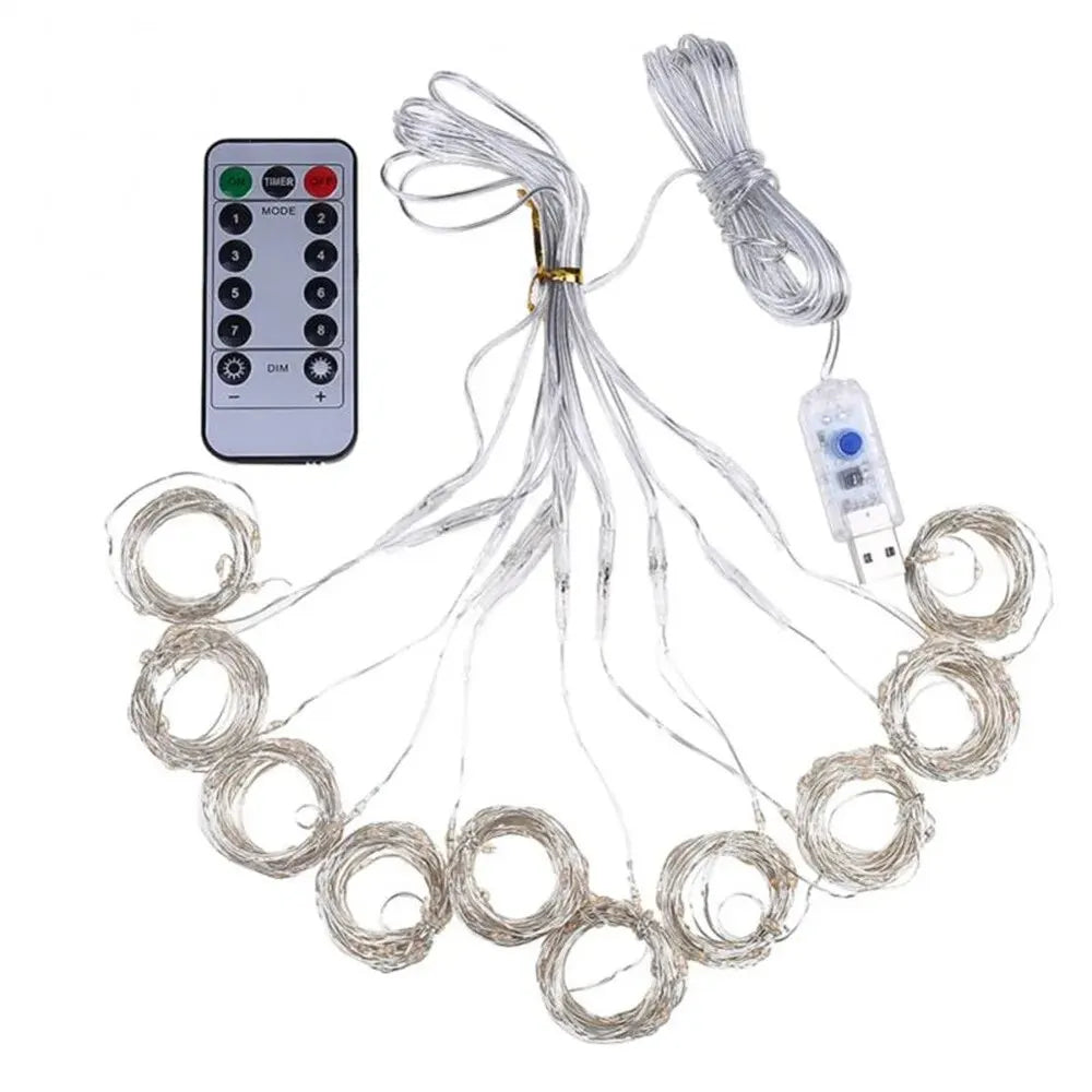 Lunara Glow – USB LED Curtain Lights – VENLNORAC