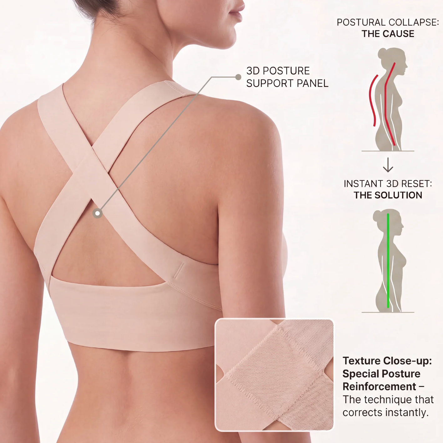 3D Posture Bra