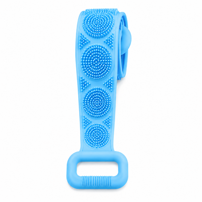 🚿Silicone Back Scrubber Belt – Exfoliating Shower Strap with Easy-Grip Handles for Deep Cleansing & Massage