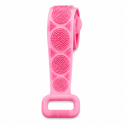 🚿Silicone Back Scrubber Belt – Exfoliating Shower Strap with Easy-Grip Handles for Deep Cleansing & Massage
