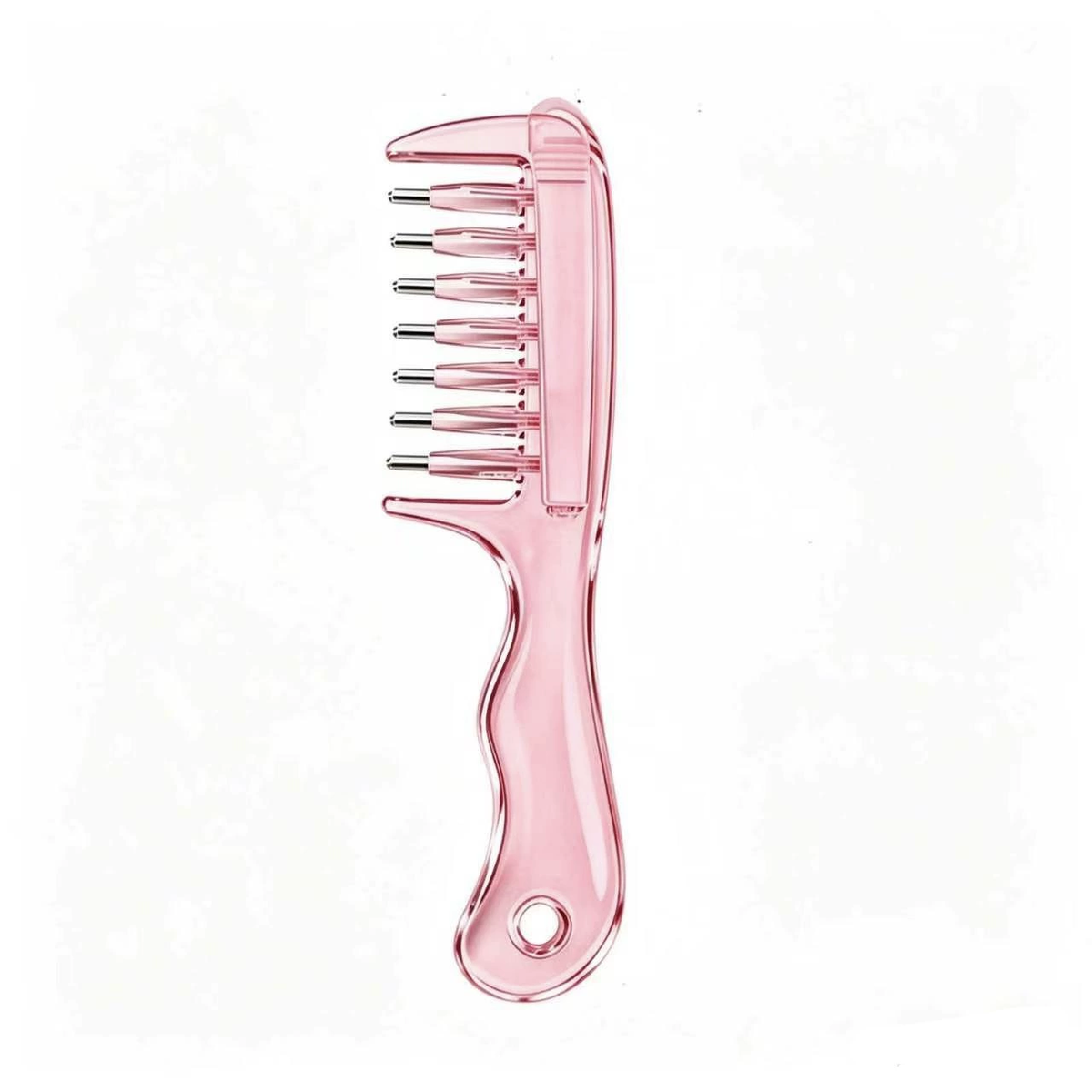 Refillable Scalp Oil Applicator Comb – Precision Serum Application with 7 Metal Massage Tips