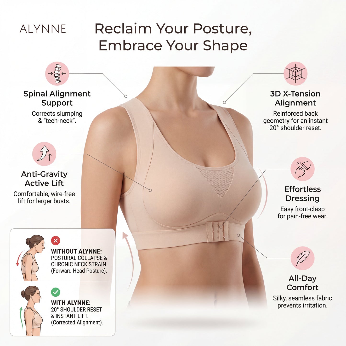 3D Posture Bra