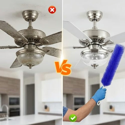 Bendable Microfiber Fan Cleaner Brush – Reusable & Washable Duster